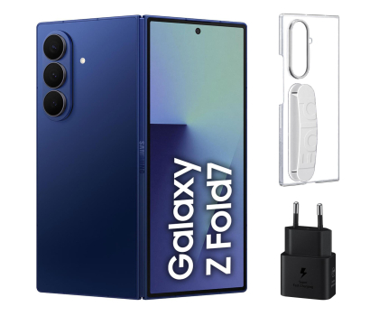 Smartfon / Telefon Samsung Galaxy Z Fold7 16GB/1TB Granatowy + Clear Case + Charger
